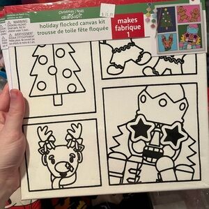 Creatology Holiday Flocked Canvas Kit